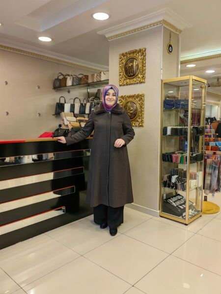 İPEKTEN ÖNÜ FERMUARLI KAŞE KABAN