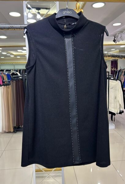 YAKASI KÜRKLÜ DERİ VE DİKİŞ DTY. 3'LÜ TRİKO TAKIM /GHISA