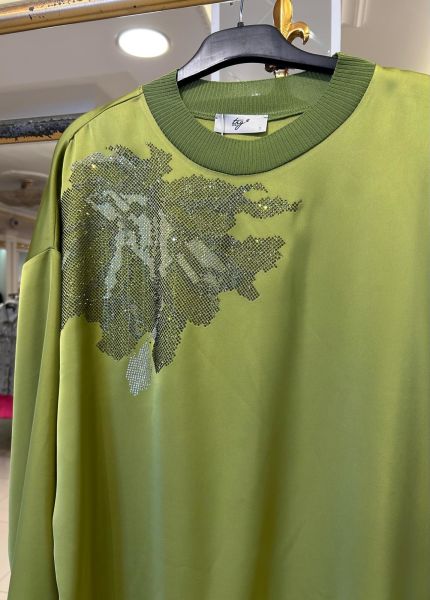 TAŞ İŞLEMELİ SATEN TUNİK/TIĞTRİKO