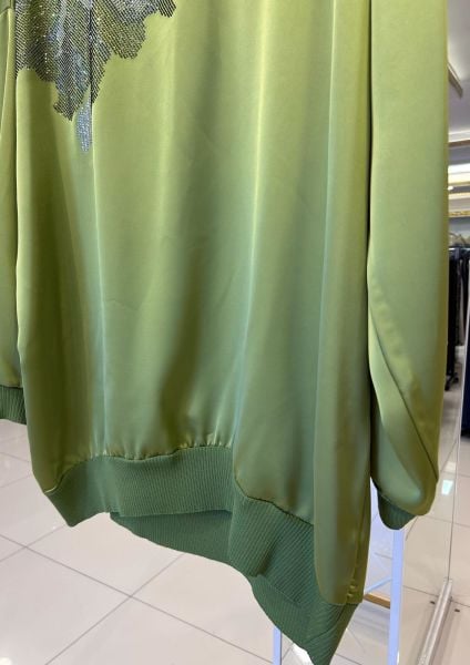 TAŞ İŞLEMELİ SATEN TUNİK/TIĞTRİKO