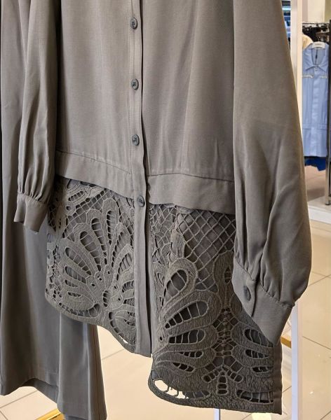 ﻿TUNİĞİ NAKIŞ İŞLEMELİ PANTOLON TAKIM/NURCAN ÇETİN