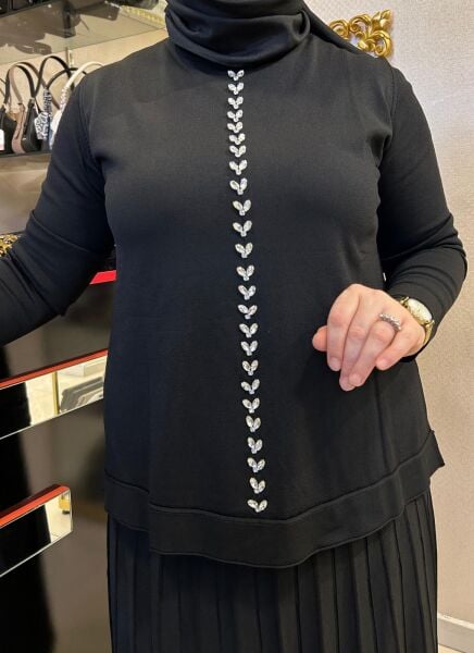 TUNİĞİ TAŞ İŞLEMELİ MERSERİZE TAKIM/ NUSS   