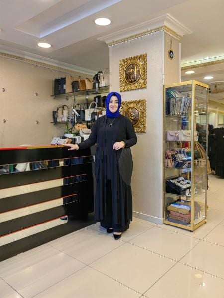 ŞİFON DETAYLI HIRKA