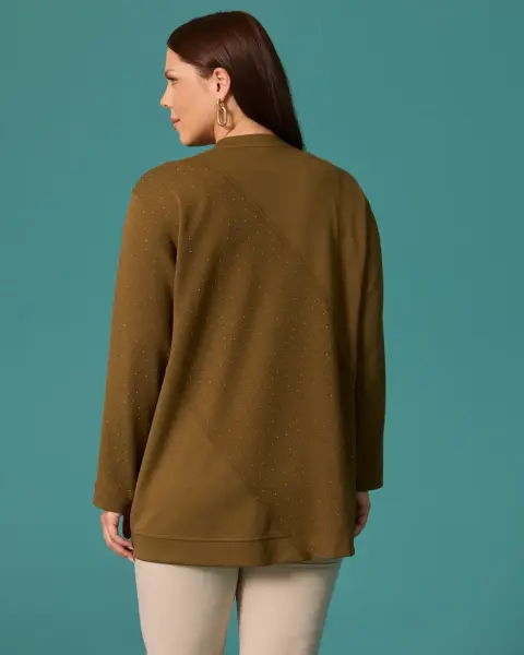 B. BEDEN TAŞ DTY. ASİMETRİK KESİM SWEATSHIRT /SEÇİL 4004