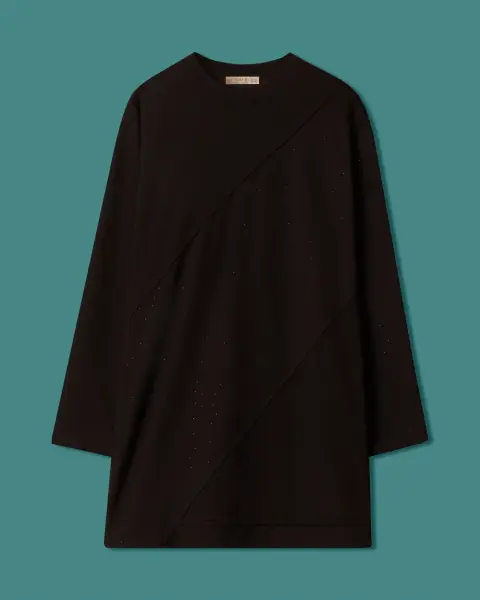 B. BEDEN TAŞ DTY. ASİMETRİK KESİM SWEATSHIRT /SEÇİL 4004