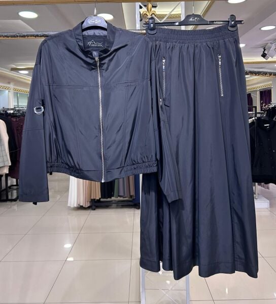 FERMUAR DTY. PARAŞÜT KUMAŞ ETEKLİ TAKIM /NURCAN ÇETİN 