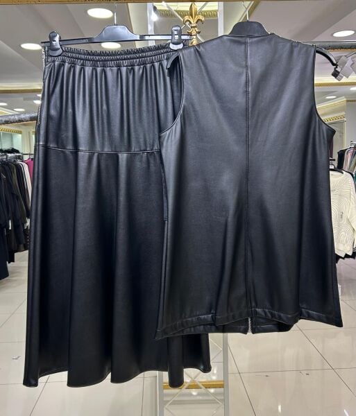 SÜET KUMAŞ DTY. DERİ TAKIM /NURCAN ÇETİN 