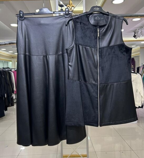 SÜET KUMAŞ DTY. DERİ TAKIM /NURCAN ÇETİN 