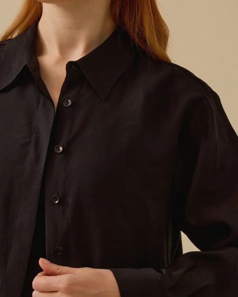 DÜĞMELİ UZUN KOLLU KLASİK GÖMLEK/SEÇİL