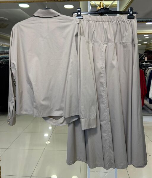 DÜĞME DTY. PARAŞÜT KUMAŞ ETEKLİ TAKIM/ GHISA