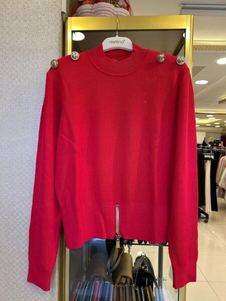 OMZU VATKALI DÜĞME VE FERMUAR DTY. MERSERİZE BLUZ /GHISA