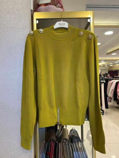 OMZU VATKALI DÜĞME VE FERMUAR DTY. MERSERİZE BLUZ /GHISA