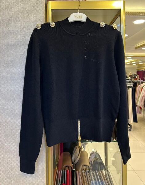 OMZU VATKALI DÜĞME VE FERMUAR DTY. MERSERİZE BLUZ /GHISA