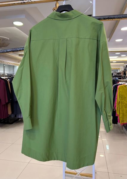 ÖNÜ DETAYLI KOTON GÖMLEK/SEÇİL