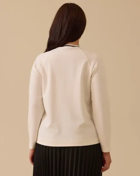 B. BEDEN DESENLİ FİLE DTY. SWEATSHIRT /SEÇİL