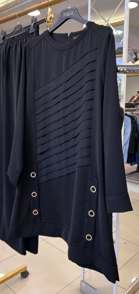 ÇİZGİ VE KUŞGÖZÜ DTY. PANTOLONLU TAKIM/BEHREM