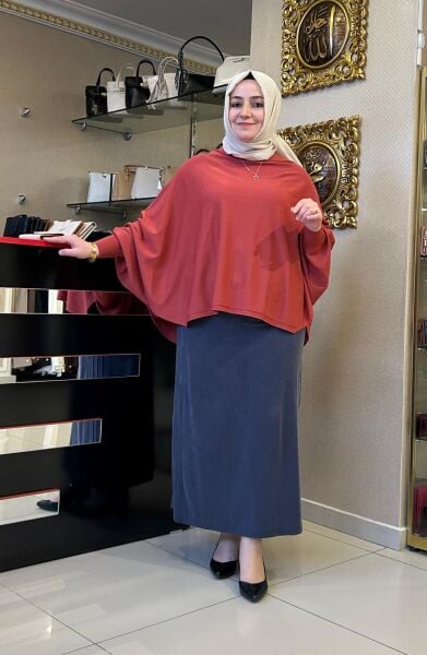 SIFIR YAKA YARASA KOL MERSERİZE BLUZ /TIĞTRİKO