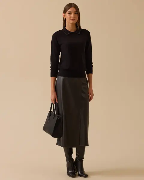 BONCUK DTY. BEL BOY TRİKO BLUZ /SEÇİL