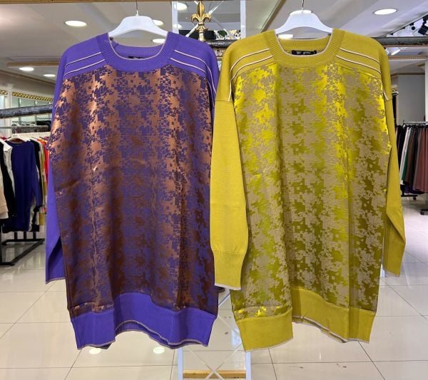 ÖNÜ PARLAK DESEN DTY. TUNİK/GHİSA