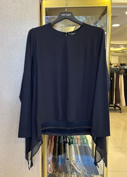 YENİSEZON PARÇALI ŞİFON KUMAŞ DTY. BLUZ /FUAT GÜRŞEN