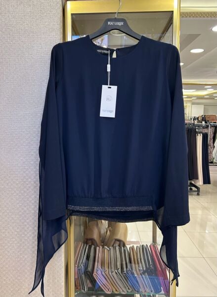 PARÇALI ŞİFON KUMAŞ DTY. BLUZ /FUAT GÜRŞEN