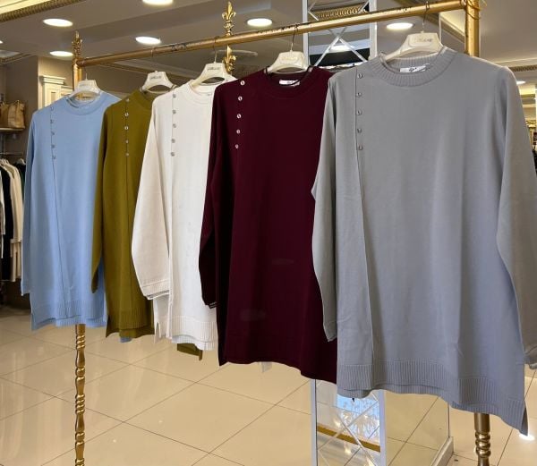 TÜL VE DÜĞME DTY. TUNİK/TIĞTRİKO