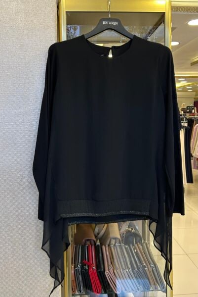 PARÇALI ŞİFON KUMAŞ DTY. BLUZ /FUAT GÜRŞEN