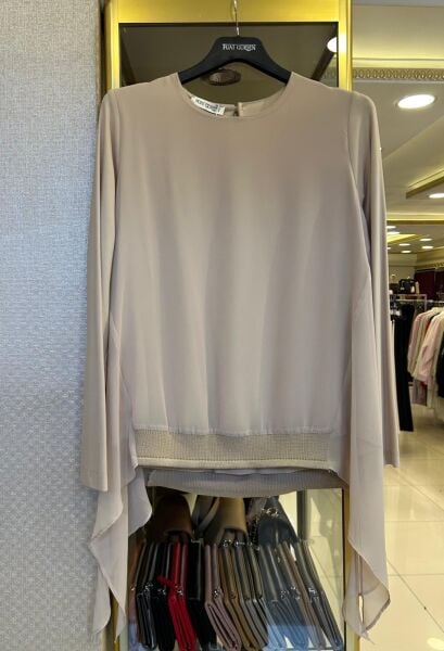 PARÇALI ŞİFON KUMAŞ DTY. BLUZ /FUAT GÜRŞEN