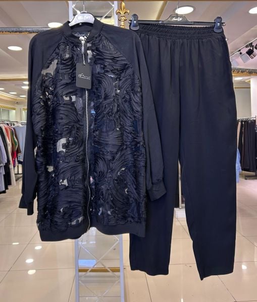 TRANSPARAN TÜL DTY. PANTOLON TAKIM/NURCAN ÇETİN