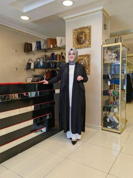 Nurcan Çetin/ Cep-Püskül Detaylı Sandy- Paraşüt Kumaş Hırka