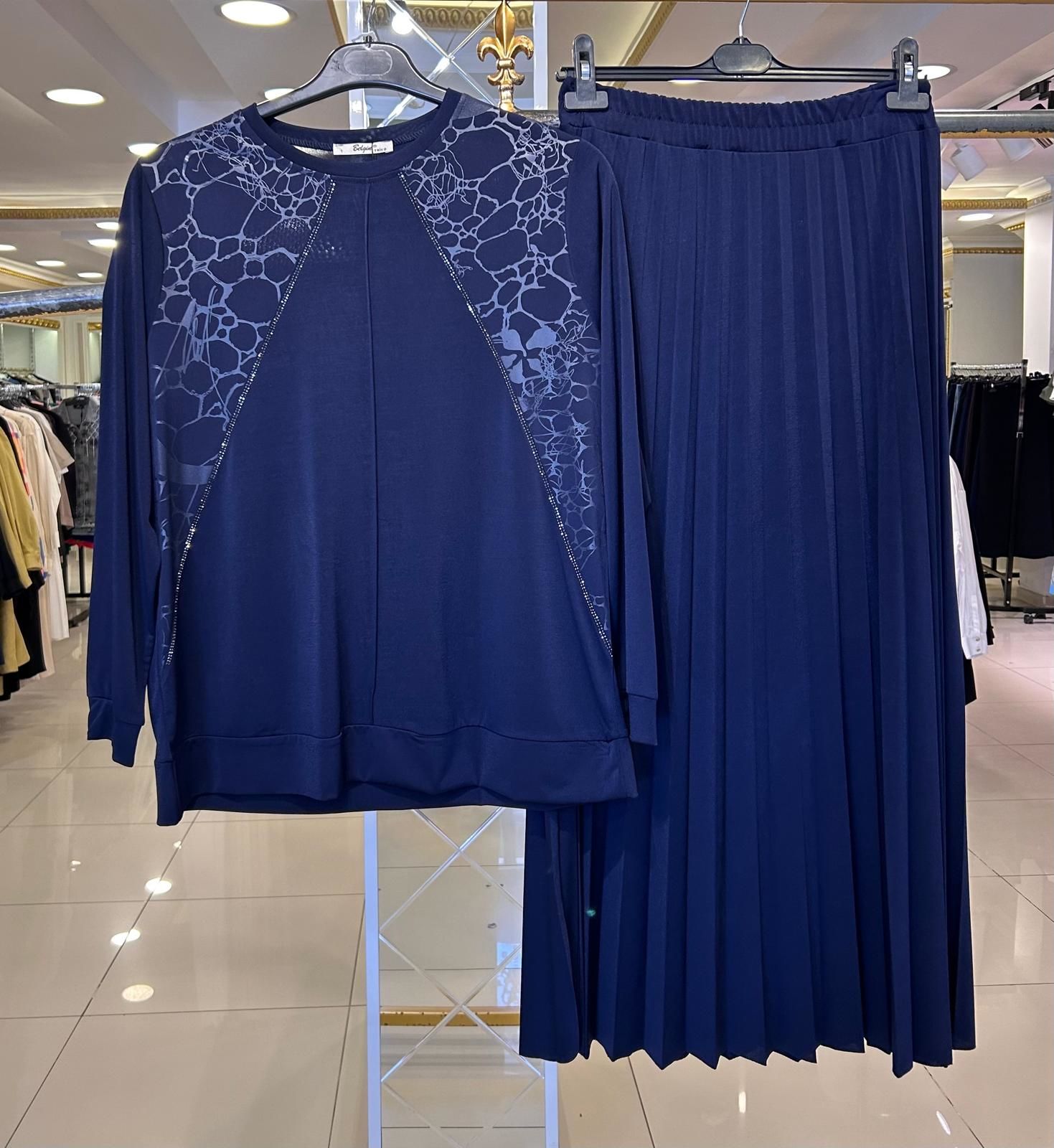 TAŞ VE DESEN DTY. SANDY ETEKLİ TAKIM/BELGİN