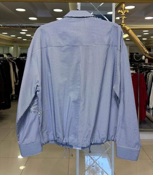 PUL İŞLEMELİ ÇİZGİLİ GÖMLEK /GHISA