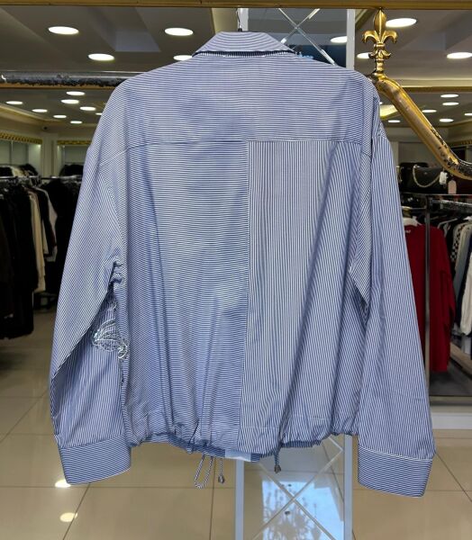 PUL İŞLEMELİ ÇİZGİLİ GÖMLEK /GHISA