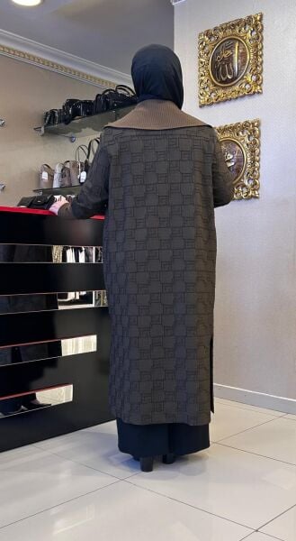 KABARTMA DESEN REGLAN KOL PARDESÜ / NUSS