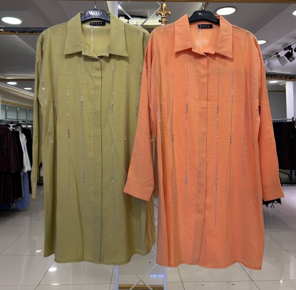 ﻿TAŞ İŞLEMELİ BASIC GÖMLEK/VEKA