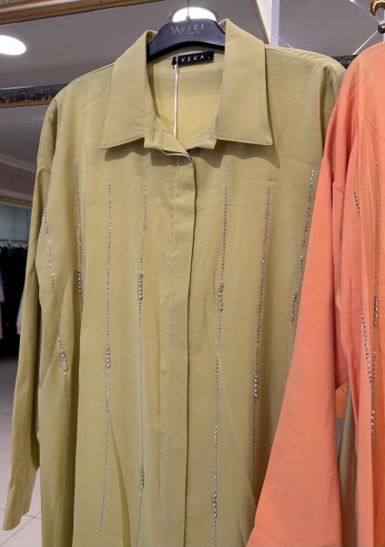 ﻿TAŞ İŞLEMELİ BASIC GÖMLEK/VEKA