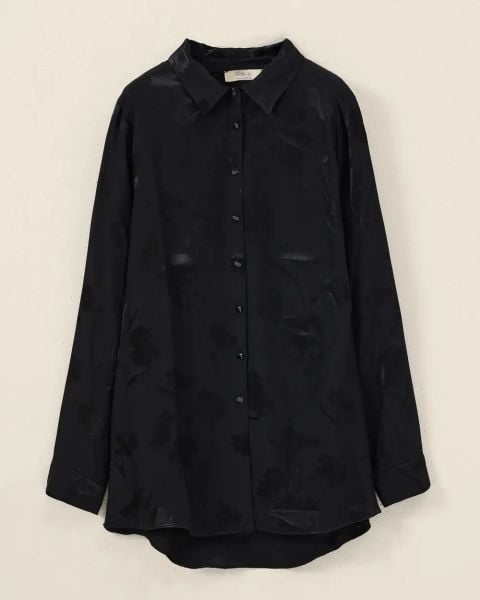 ﻿BÜYÜK BEDEN DESENLİ JAKARLI GÖMLEK/SEÇİL