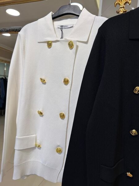 DÜĞME DTY. ÇELİK ÖRME CEKET/ GHISA 