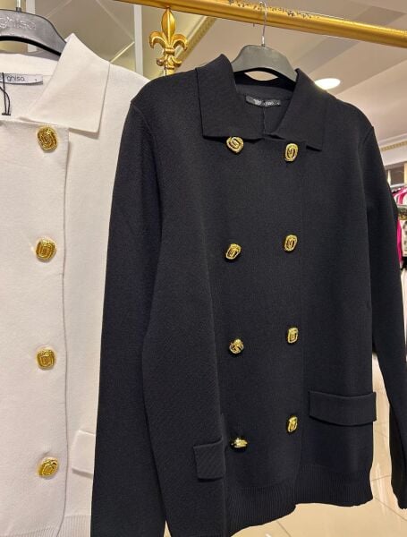 DÜĞME DTY. ÇELİK ÖRME CEKET/ GHISA 