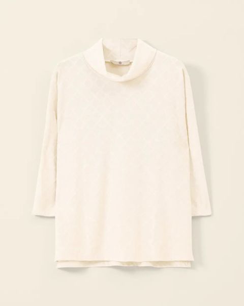 DESENLİ DEGAJE YAKA TUNİK/SEÇİL