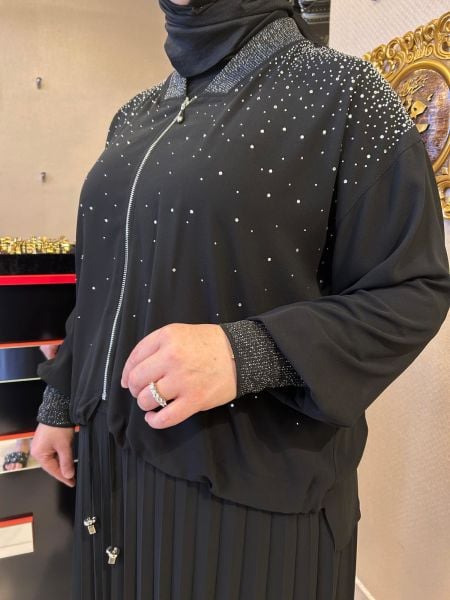 ﻿TAŞ İŞLEMELİ ŞİFON KUMAŞ 3'LÜ TAKIM/MÜSEMMA