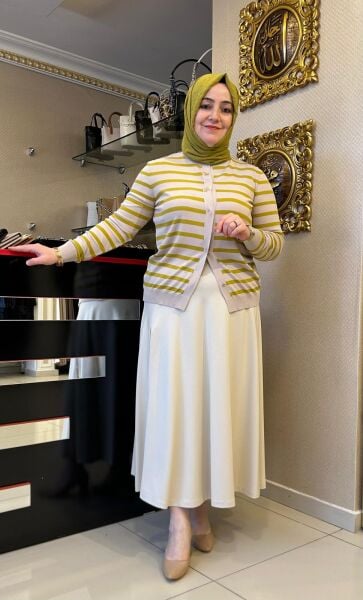 ROZİE YANI FERMUAR DTY. KİLOŞ ETEK /SENTEZ