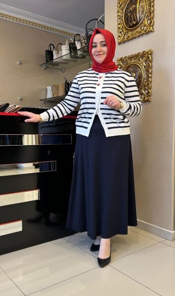 ROZİE YANI FERMUAR DTY. KİLOŞ ETEK /SENTEZ