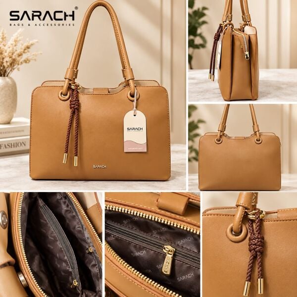 CHARM DETAYLI EL-OMUZ ÇANTASI/SARACH