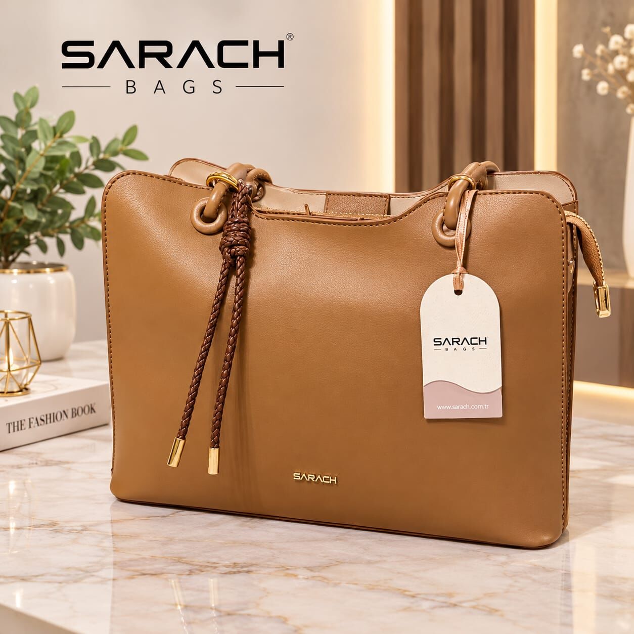 CHARM DETAYLI EL-OMUZ ÇANTASI/SARACH