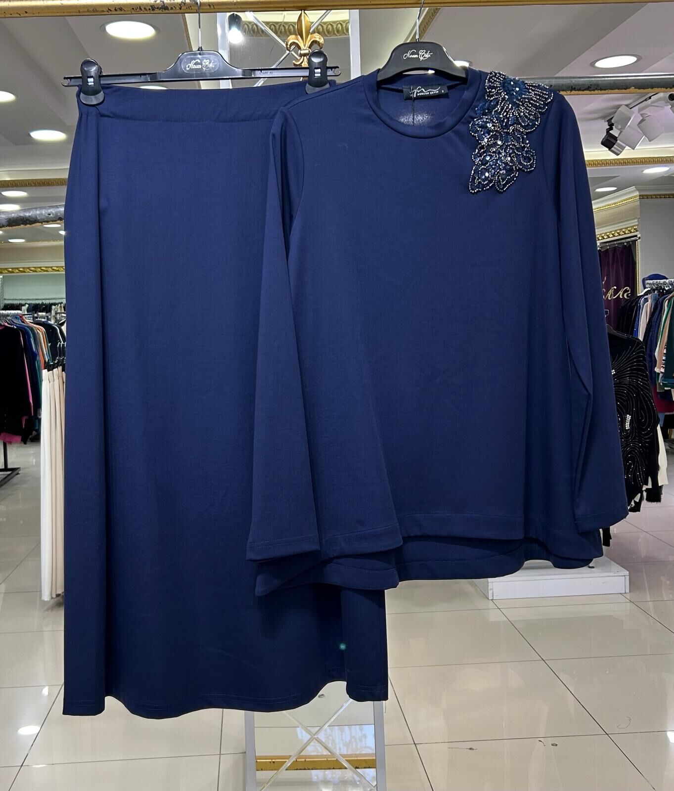 OMZU İŞLEME DTY. BAMBU KUMAŞ TAKIM /NURCAN ÇETİN 