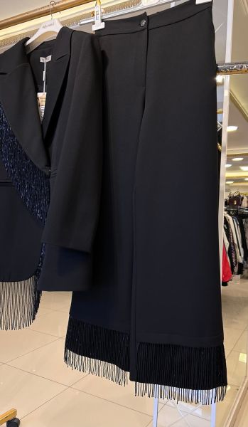 PÜSKÜL BONCUK İŞLEMELİ ASİL ABİYE TAKIM/MÜSEMMA