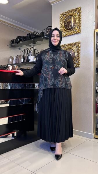 KRİSTAL PENYE PİLİSE ETEK/ FUAT GÜRŞEN 