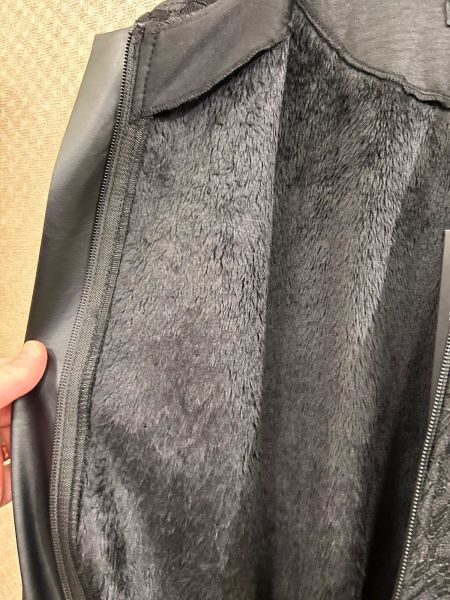 GÜPÜR İŞLEMELİ İÇİ TÜYLÜ FERACE/QEFFA