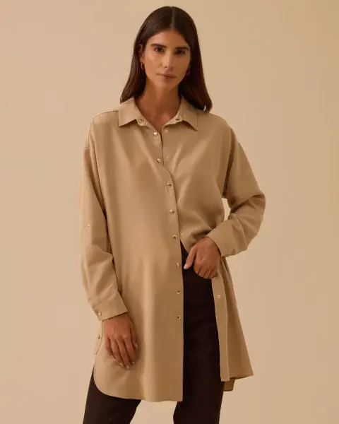 DÜĞME DTY. BASIC GÖMLEK /SEÇİL